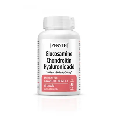 Glucosamin, Chondroitin, Hyaluronsäure, Kapseln, Zenyth