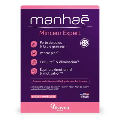 Slimming Expert, vegetarische Kapseln, Manhae