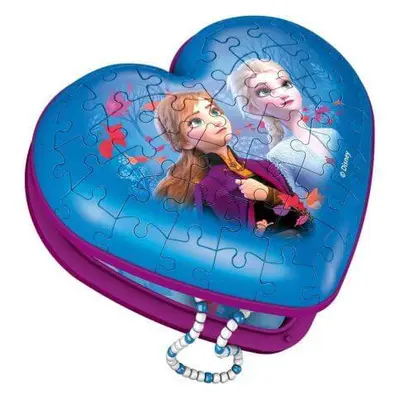 Herzförmige Puzzle-Box Frozen, + Jahre, Teile, Ravensburger
