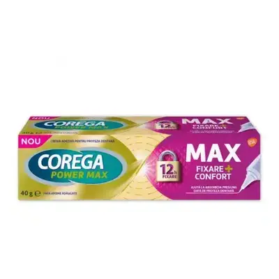 Corega Power Max Fixation+Comfort Prothesen-Haftcreme, g, Gsk