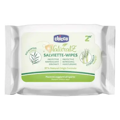 Naturalz Eukalyptus- und Zitronengrasextrakt Belebende Servietten, Stück, Chicco
