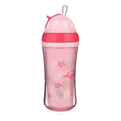 Flamingo Sportbecher mit Strohhalm, ml, Rosa, Canpol Babies