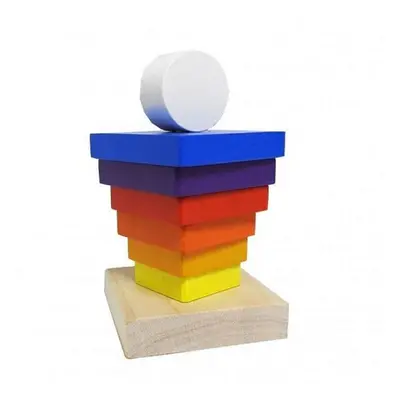 Holzspielzeug Pyramide 1, +18 Monate, Cubika