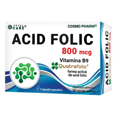 Folsäure Quatrefolic, 800mcg, Kapseln, Cosmopharm