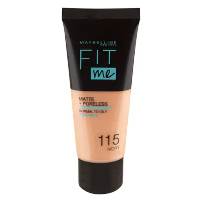 Maybelline New York Fit Me Matte & Poreless Foundation Elfenbein, ml