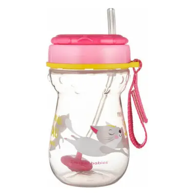 Sportbecher mit Strohhalm und Schwimmer Flip-Top Cat, ml, Canpol Babies
