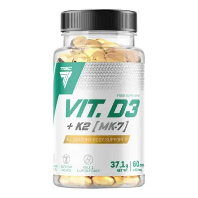 Trec Vit. D3 + K2 MK7, Kapseln
