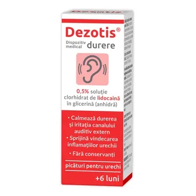 Dezotis Ohrentropfen, 0,5% Lidocain, g, Zdrovit