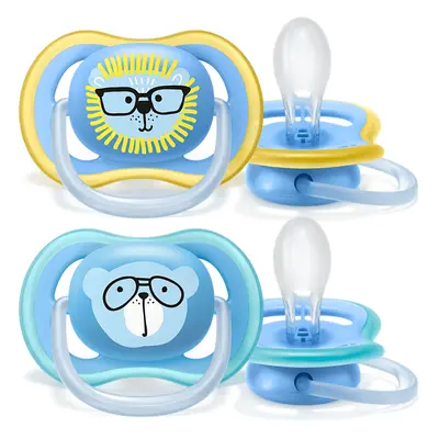 Set Schnuller Ultra Air, Deco Zoo, Jungen, Monate +, Stück, SCF349/14, Philips Avent