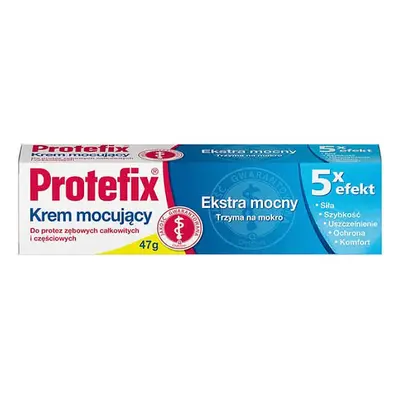 Protefix, Haftcreme für Zahnersatz, extra stark, 5-fach Wirkung, g
