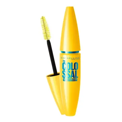 Maybelline Colossal Wasserfester Mascara Schwarz, 10.7ml - Wimperntusche für einen atemberaubend