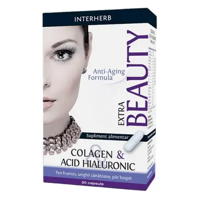 Kollagen und Hyaluronsäure Extra Beauty, Kapseln, Interherb