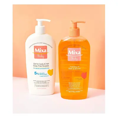 Mixa Baby Sanftes 2-in-1 Shampoo und Badegel, 400ml