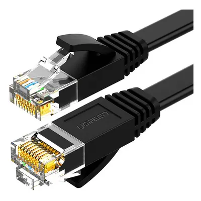 Ugreen NW102 flach LAN Ethernet Kabel Kat. 0.5m - schwarz