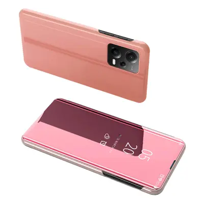 Klarsichthülle für Xiaomi Redmi Note 5G / Poco X5 5G flip cover rosa