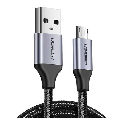 Ugreen Kabel US290 USB-A / micro USB 2.4A 1m - grau