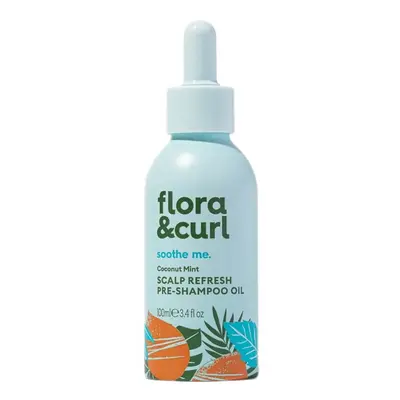 Flora amp; Curl Coconut Mint Scalp Refresh Pre-Shampoo Oil für lockiges Haar, ml