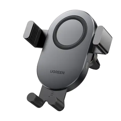Ugreen Auto Qi drahtloses Ladegerät 15W Autotelefonhalter für Lüftungsgitter schwarz (40118 CD25
