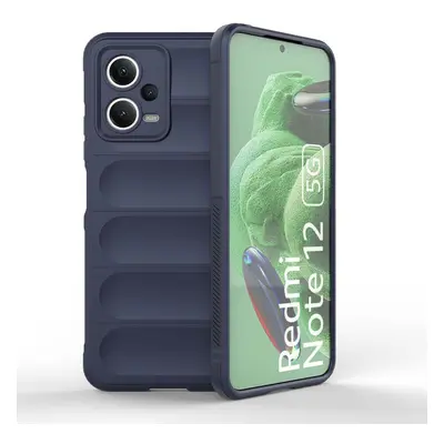 Magic Shield Hülle für Xiaomi Redmi Note 5G / Poco X5 5G flexible gepanzerte Hülle blau