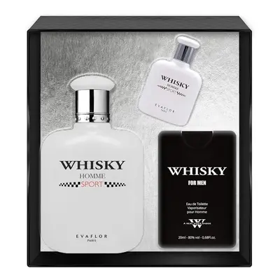 Evaflor Whisky Homme Sport Eau de Toilette, ml + Eau de Toilette, ml + Eau de Toilette, ml
