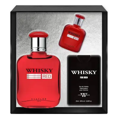 Evaflor Whisky Red Eau de Toilette, ml + Eau de Toilette, ml + Eau de Toilette, ml