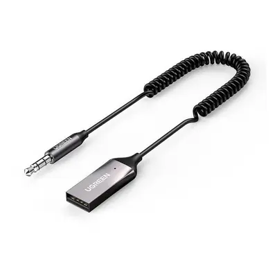 Ugreen Bluetooth Audio Empfänger 5.3 Kabel USB Audio Adapter AUX Buchse schwarz (70601 CM309)