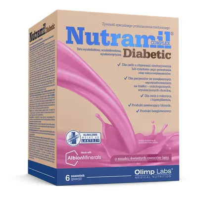 Olimp Nutramil Complex Diabetiker, Waldfruchtgeschmack, Beutel