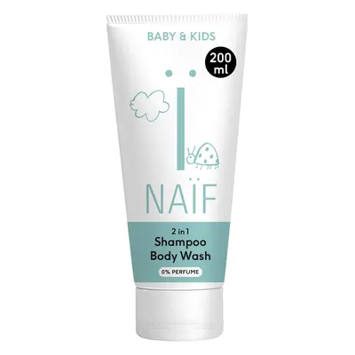 Naif Baby & Kids, 2-in-1 Shampoo und Waschgel für Babys und Kinder ab Tag, ml