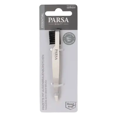 Parsa Beauty Pinzette mit Augenbrauenbürste, Stück