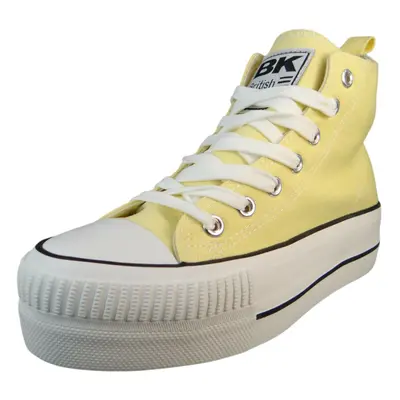 Damen High Sneaker Kaya Mid High Top B49-3701 Gelb 03 Yellow...