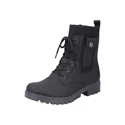 Stiefeletten schwarz HWK Damen Stiefel, schwarz