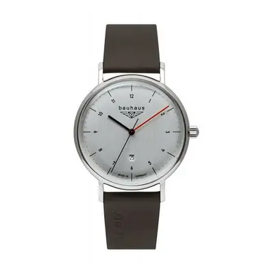 Bauhaus Herren Analoguhr mit Lederarmband Braun 2140-1