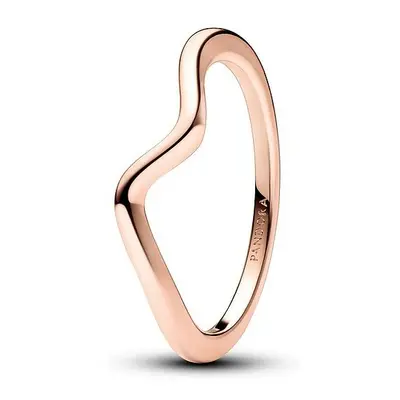 Pandora Damenring Polierte Welle Größe 54 Rosegold 183095C00-54