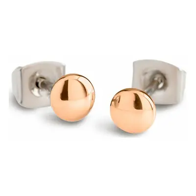 Boccia Titanium Damen Ohrstecker mit Rosegold Perlen Silber 05013-03