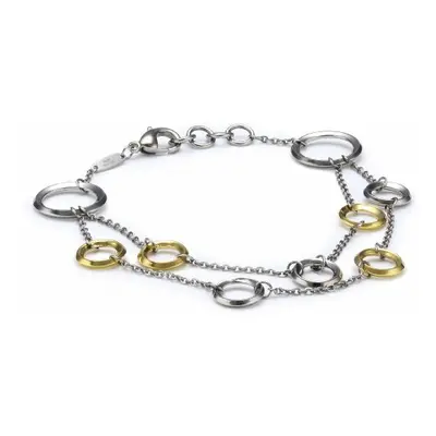 Boccia Titanium Damen-Armband mit Ring-Charms Bicolor 0365-02