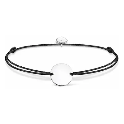 Thomas Sabo Damen Charm Armband mit Nylon Band 20cm Silber LS018-173-11-L20V