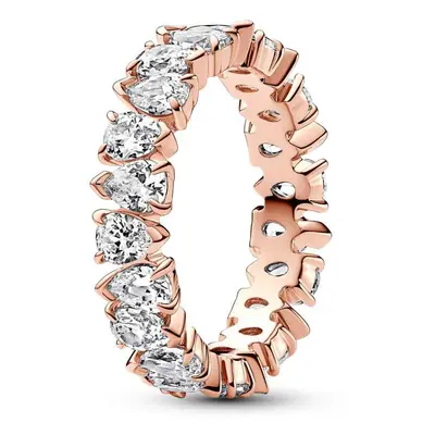 Pandora Damenring Funkelndes Band Größe 52 Rosegold 183021C01-52