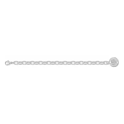 Thomas Sabo Damen Charm Armband 17cm Silber DCX0001-725-14-M