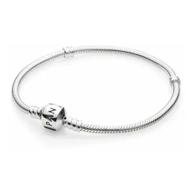 Pandora Moments Charm-Armband Schlangen-Glieder Silber 590702HV