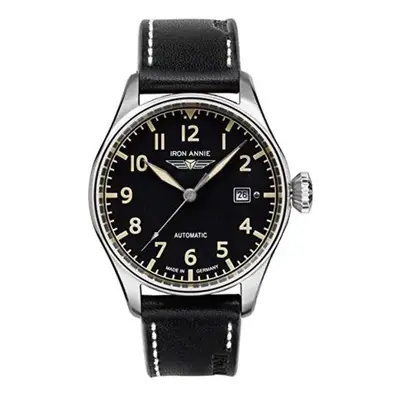 Iron Annie Herrenuhr Automatik Flight Control mit Lederband Schwarz 5162-2