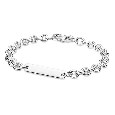 Pandora Moments Damen gravierbares Armband Gliederkette 20cm Silber 599523C00-20