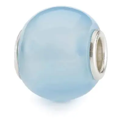 Trollbeads Runder Achat Bead Hellblau TSTBE-00037