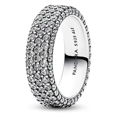 Pandora Damen Silberring Zeitloses Pavé Silber 192634C01