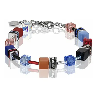 Coeur de Lion Damen Armband GeoCube Multicolor Mehrfarbig 2838/30-1559