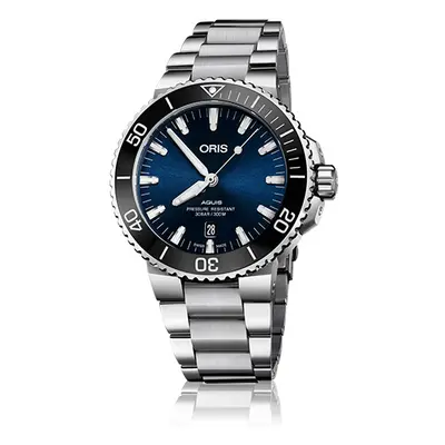 Oris Herrenuhr Aquis Date Silber 01 733 7730 4135-07 8 24 05PEB