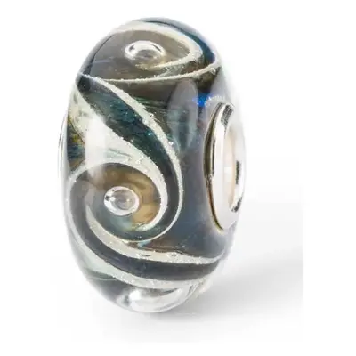 Trollbeads Wilder Wirbel Bead Grau TGLBE-20351