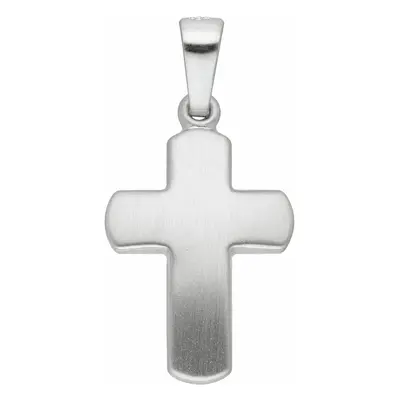 Damen Gold Schmuck 333 Weißgold Kreuz Anhänger