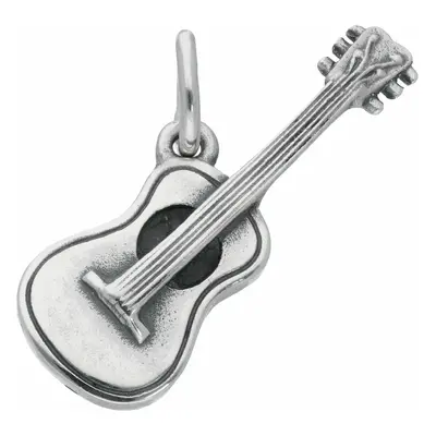 Damen Silber Schmuck 925 Silber Anhänger Gitarre