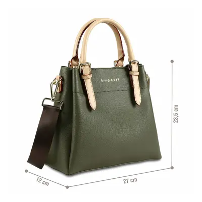 Bugatti Ella Handtasche Damen Klein - Frauen Tasche, Damenhandtasche - Olive