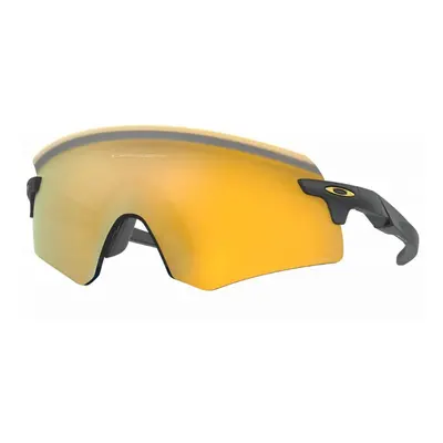 Oakley Encoder Mattschwarze Brille Prizm 24K Goldgläser